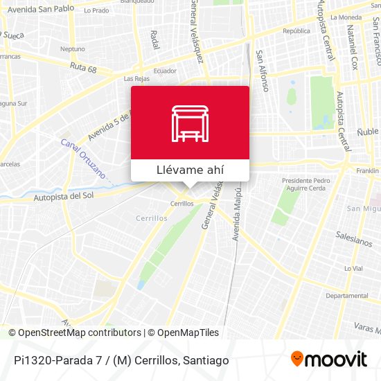 Mapa de Pi1320-Parada 7 / (M) Cerrillos