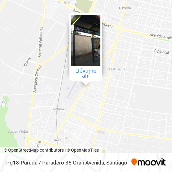Mapa de Pg18-Parada / Paradero 35 Gran Avenida