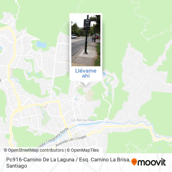 Mapa de Pc916-Camino De La Laguna / Esq. Camino La Brisa