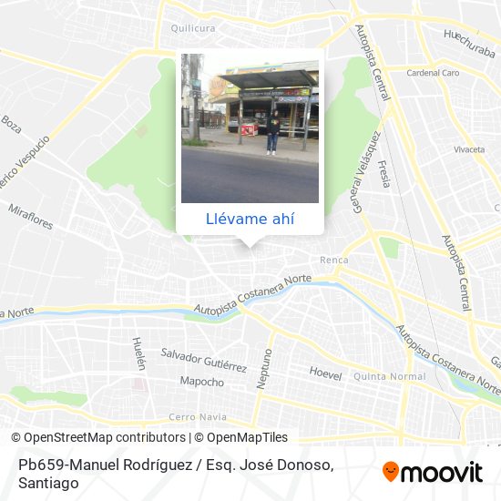 Mapa de Pb659-Manuel Rodríguez / Esq. José Donoso