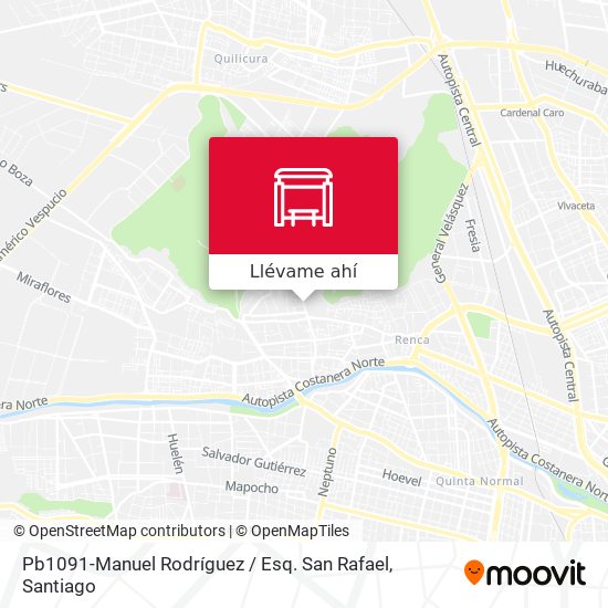 Mapa de Pb1091-Manuel Rodríguez / Esq. San Rafael