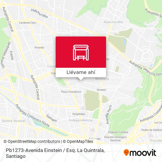 Mapa de Pb1273-Avenida Einstein / Esq. La Quintrala