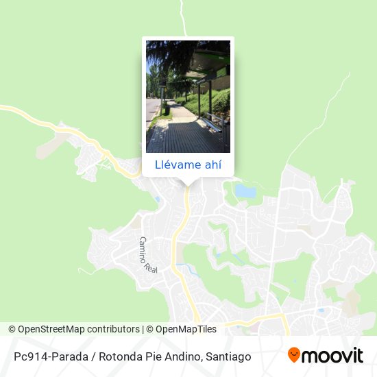Mapa de Pc914-Parada / Rotonda Pie Andino