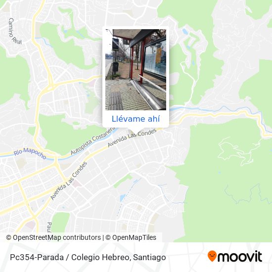Mapa de Pc354-Parada / Colegio Hebreo