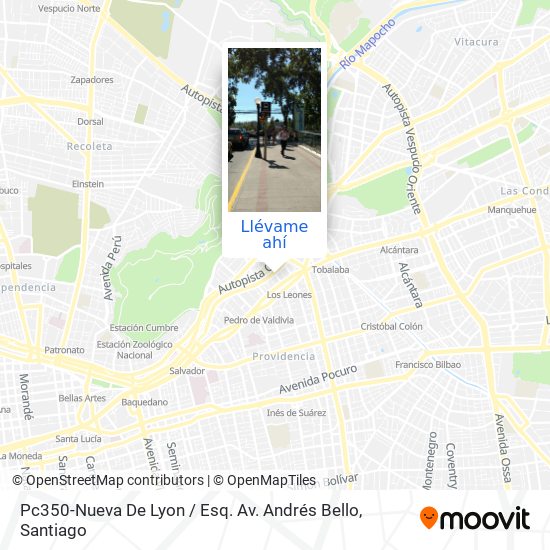 Mapa de Pc350-Nueva De Lyon / Esq. Av. Andrés Bello