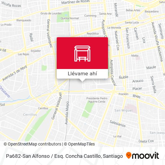 Mapa de Pa682-San Alfonso / Esq. Concha Castillo