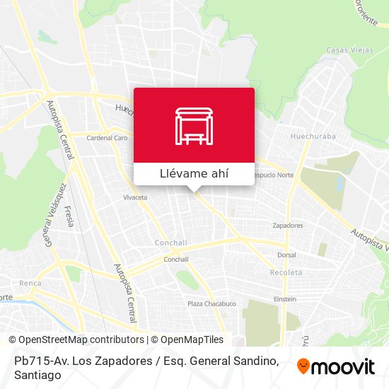 Mapa de Pb715-Av. Los Zapadores / Esq. General Sandino