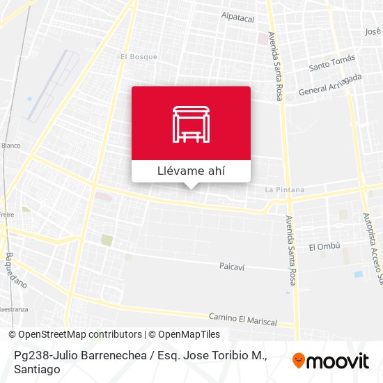 Mapa de Pg238-Julio Barrenechea / Esq. Jose Toribio M.