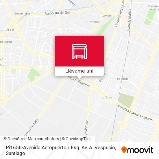 Mapa de Pi1656-Avenida Aeropuerto / Esq. Av. A. Vespucio