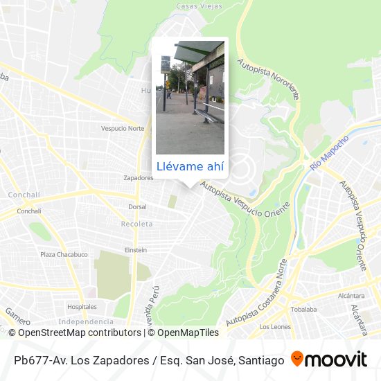 Mapa de Pb677-Av. Los Zapadores / Esq. San José