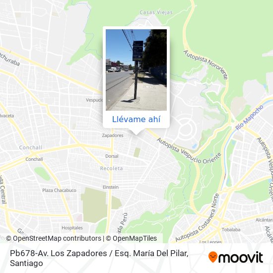 Mapa de Pb678-Av. Los Zapadores / Esq. María Del Pilar