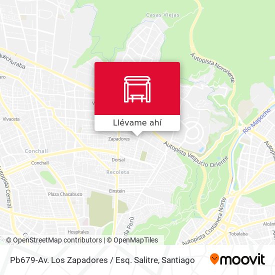 Mapa de Pb679-Av. Los Zapadores / Esq. Salitre