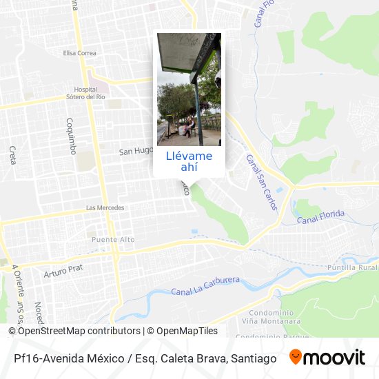 Mapa de Pf16-Avenida México / Esq. Caleta Brava
