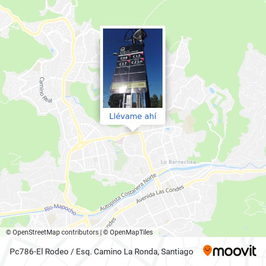Mapa de Pc786-El Rodeo / Esq. Camino La Ronda