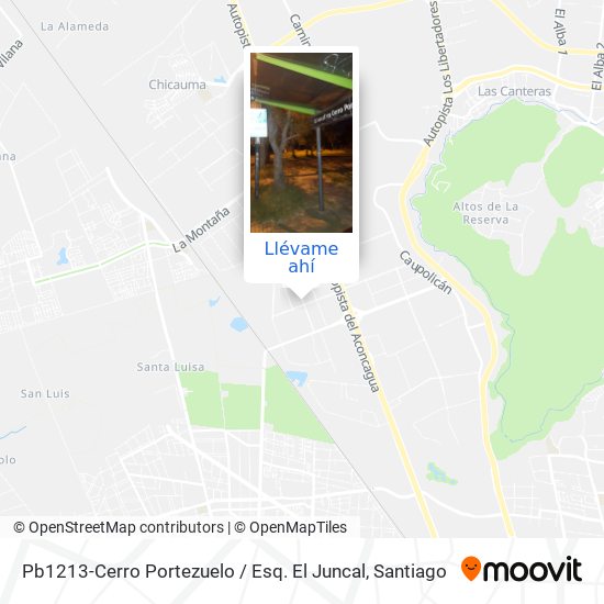 Mapa de Pb1213-Cerro Portezuelo / Esq. El Juncal