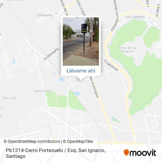 Mapa de Pb1214-Cerro Portezuelo / Esq. San Ignacio