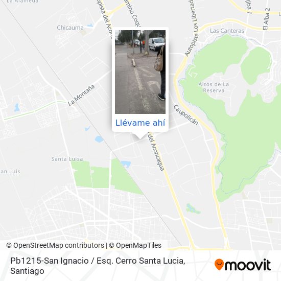 Mapa de Pb1215-San Ignacio / Esq. Cerro Santa Lucia