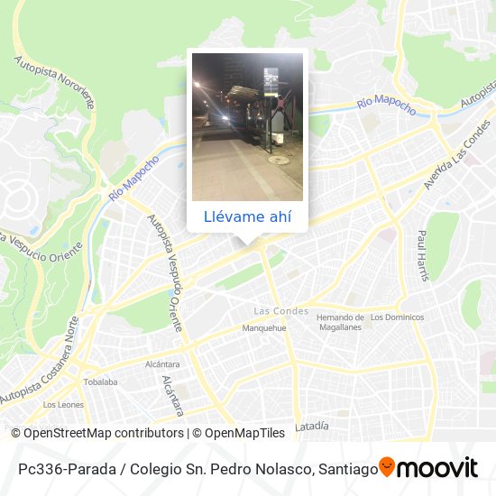 Mapa de Pc336-Parada / Colegio Sn. Pedro Nolasco