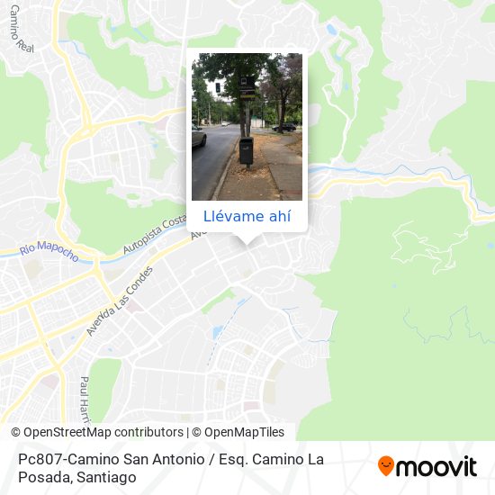 Mapa de Pc807-Camino San Antonio / Esq. Camino La Posada