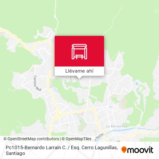 Mapa de Pc1015-Bernardo Larraín C. / Esq. Cerro Lagunillas