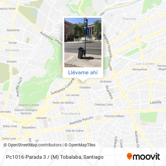 Mapa de Pc1016-Parada 3 / (M) Tobalaba