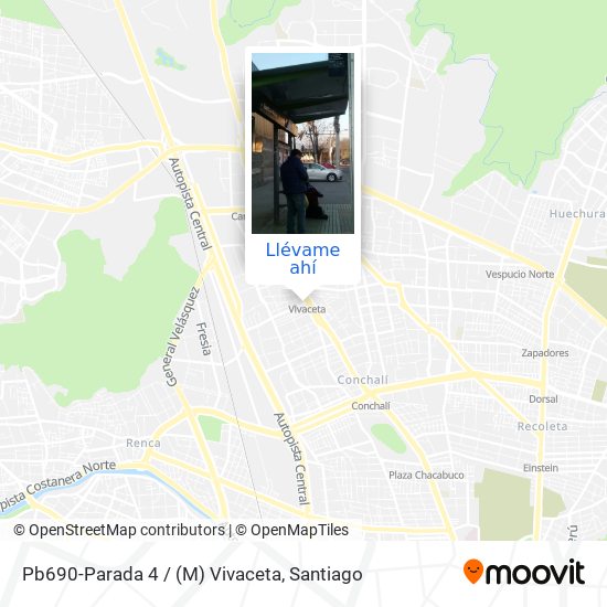 Mapa de Pb690-Parada 4 / (M) Vivaceta