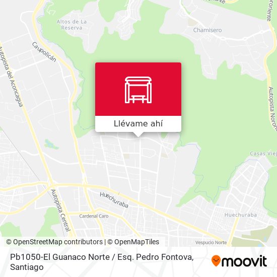 Mapa de Pb1050-El Guanaco Norte / Esq. Pedro Fontova