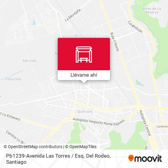 Mapa de Pb1239-Avenida Las Torres / Esq. Del Rodeo