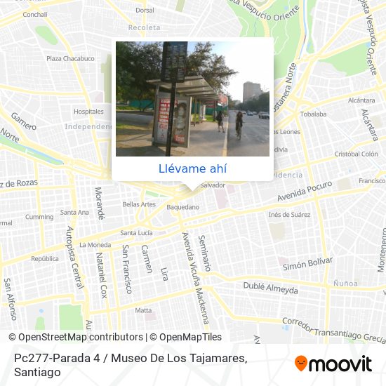 Mapa de Pc277-Parada 4 / Museo De Los Tajamares