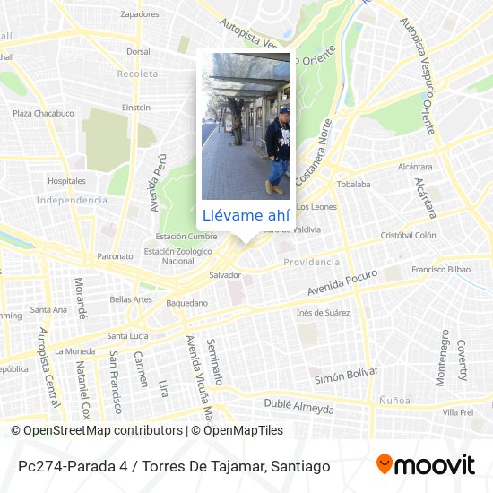Mapa de Pc274-Parada 4 / Torres De Tajamar