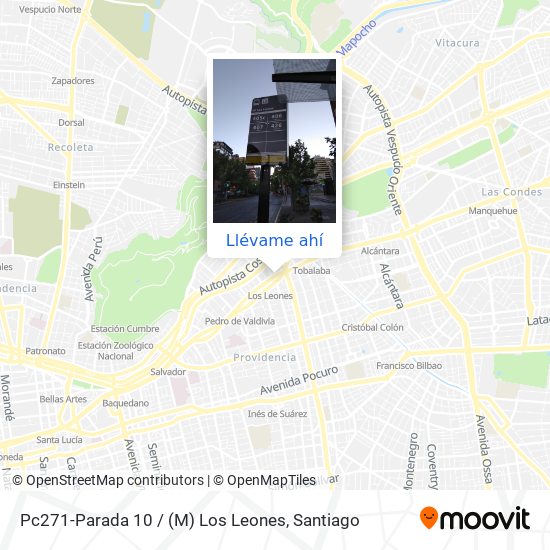 Mapa de Pc271-Parada 10 / (M) Los Leones