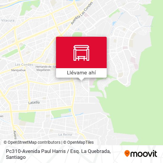 Mapa de Pc310-Avenida Paul Harris / Esq. La Quebrada