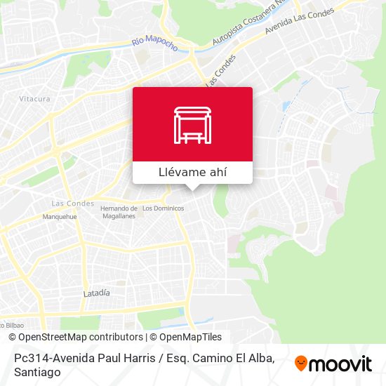 Mapa de Pc314-Avenida Paul Harris / Esq. Camino El Alba