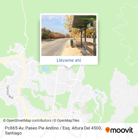 Mapa de Pc865-Av. Paseo Pie Andino / Esq. Altura Del 4500