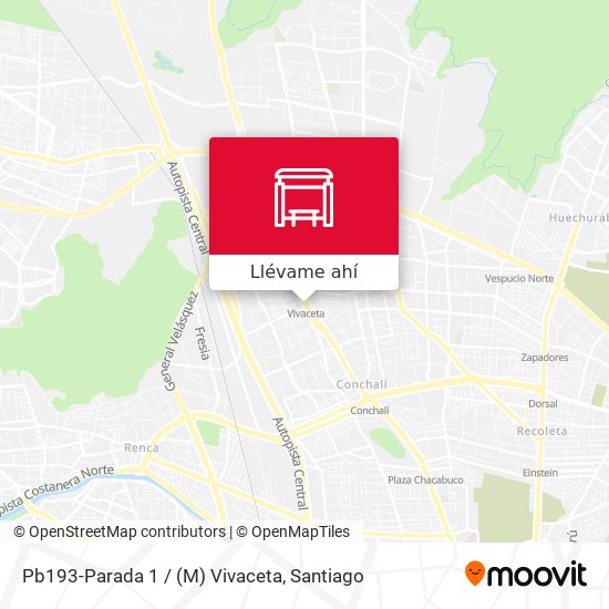 Mapa de Pb193-Parada 1 / (M) Vivaceta