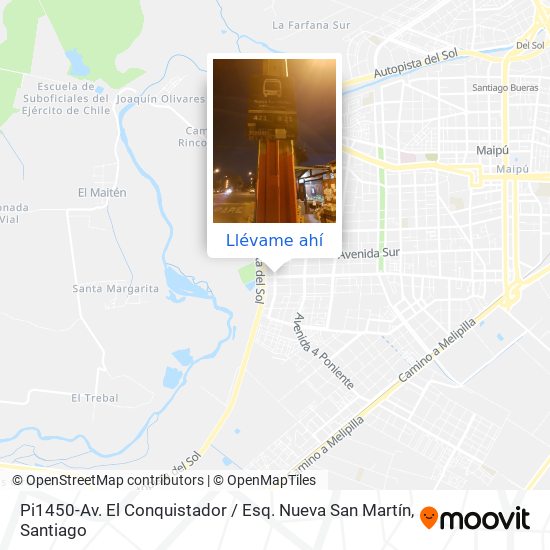Mapa de Pi1450-Av. El Conquistador / Esq. Nueva San Martín