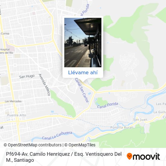 Mapa de Pf694-Av. Camilo Henríquez / Esq. Ventisquero Del M.
