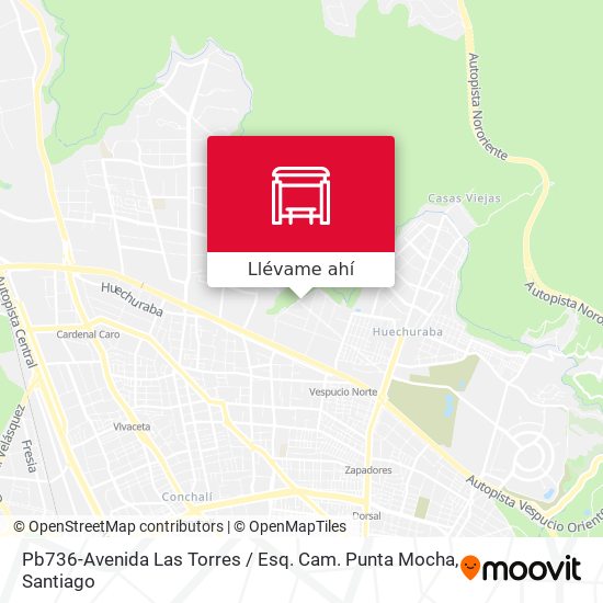 Mapa de Pb736-Avenida Las Torres / Esq. Cam. Punta Mocha