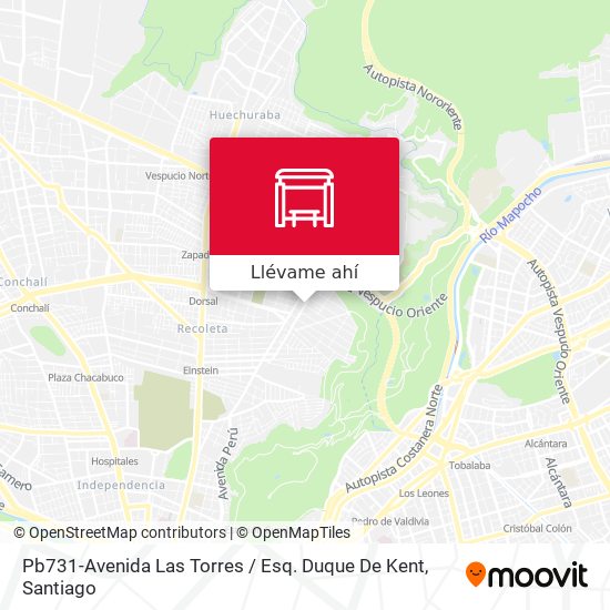 Mapa de Pb731-Avenida Las Torres / Esq. Duque De Kent