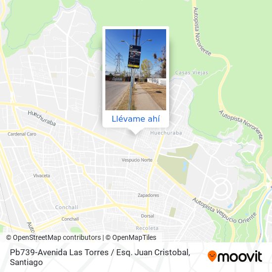 Mapa de Pb739-Avenida Las Torres / Esq. Juan Cristobal