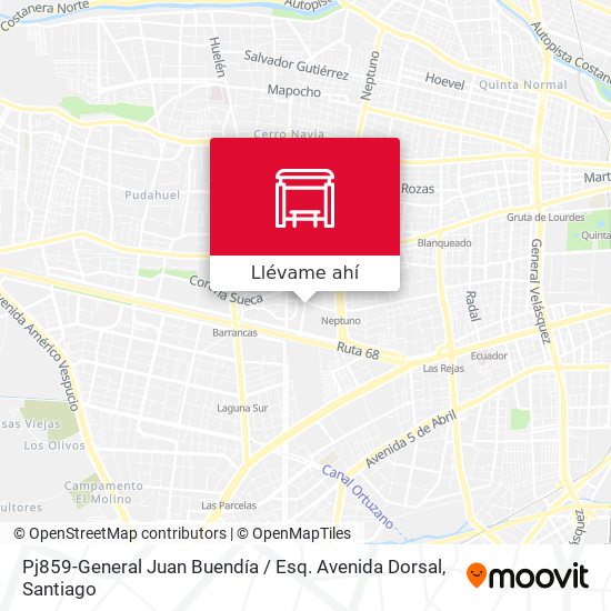 Mapa de Pj859-General Juan Buendía / Esq. Avenida Dorsal