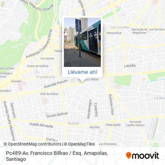 Mapa de Pc489-Av. Francisco Bilbao / Esq. Amapolas