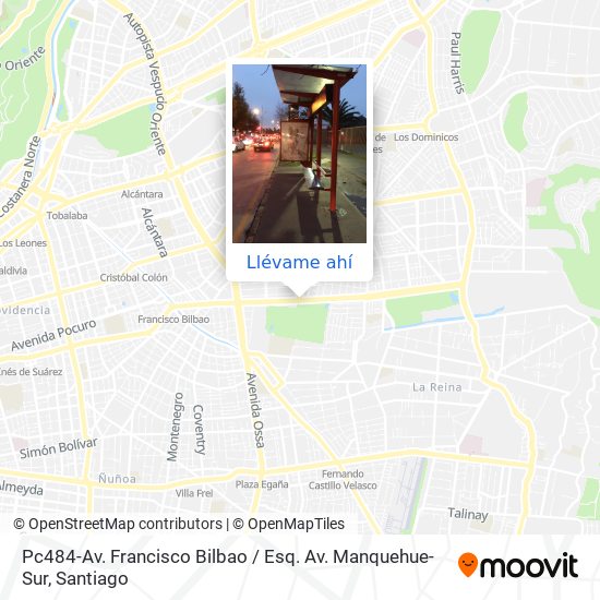 Mapa de Pc484-Av. Francisco Bilbao / Esq. Av. Manquehue-Sur