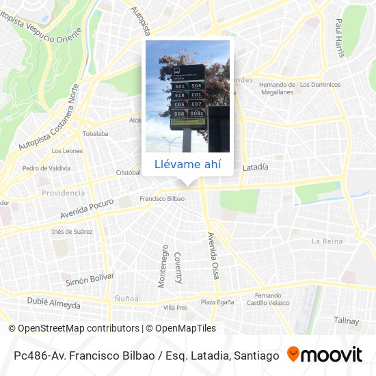 Mapa de Pc486-Av. Francisco Bilbao / Esq. Latadia