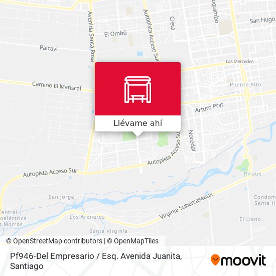 Mapa de Pf946-Del Empresario / Esq. Avenida Juanita