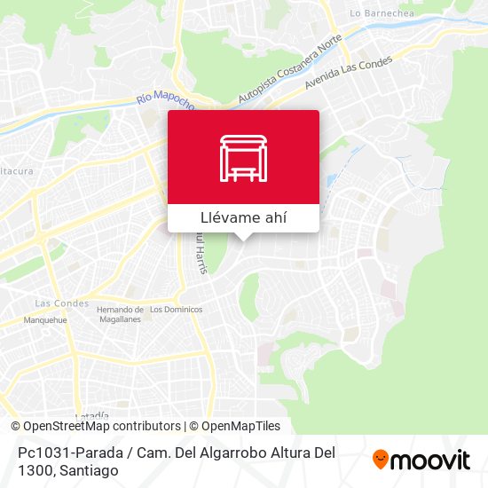 Mapa de Pc1031-Parada / Cam. Del Algarrobo Altura Del 1300