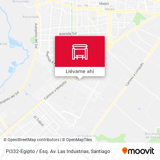 Mapa de Pi332-Egipto / Esq. Av. Las Industrias