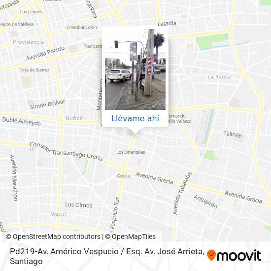 Mapa de Pd219-Av. Américo Vespucio / Esq. Av. José Arrieta