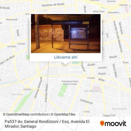 Mapa de Pa537-Av. General Rondizzoni / Esq. Avenida El Mirador