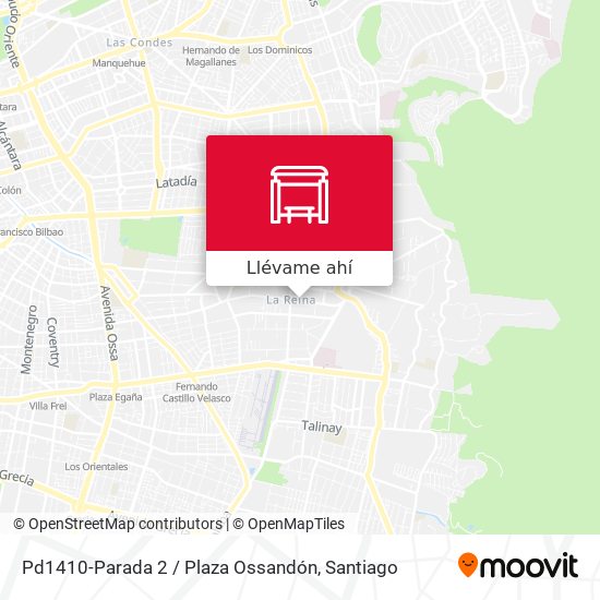 Mapa de Pd1410-Parada 2 / Plaza Ossandón